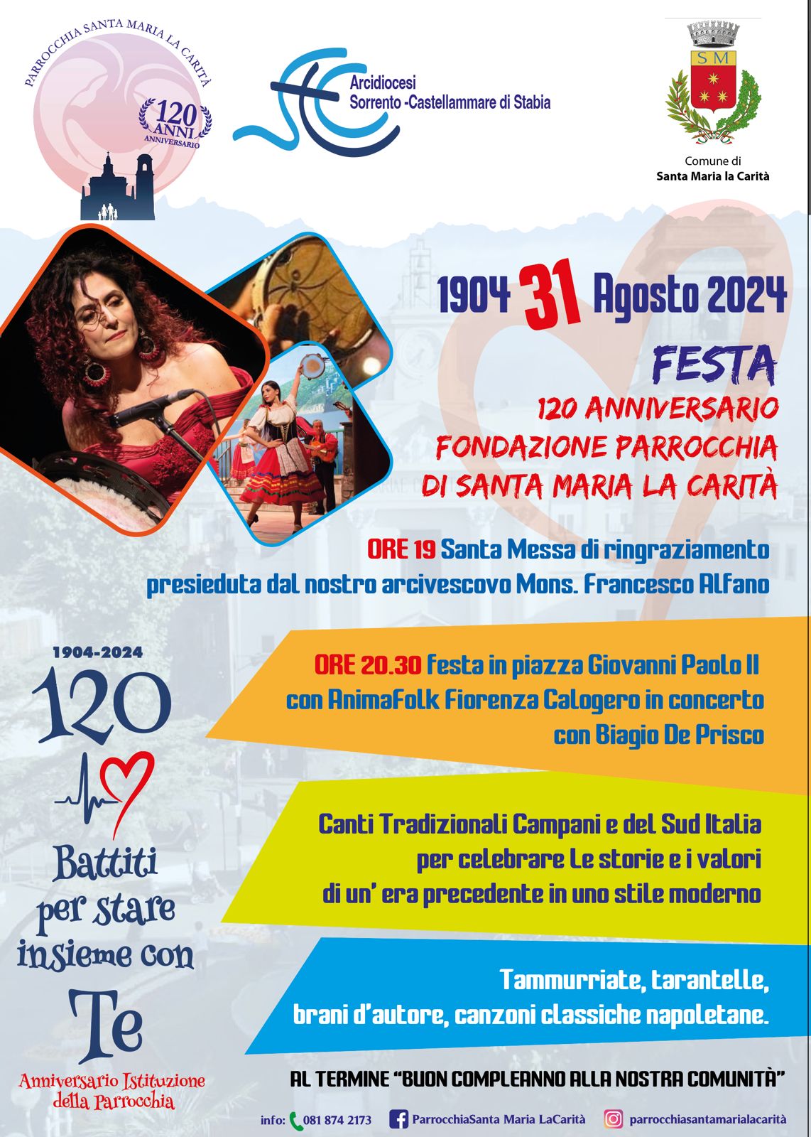 120° anniversario fondazione parrocchia di Santa Maria La Carità